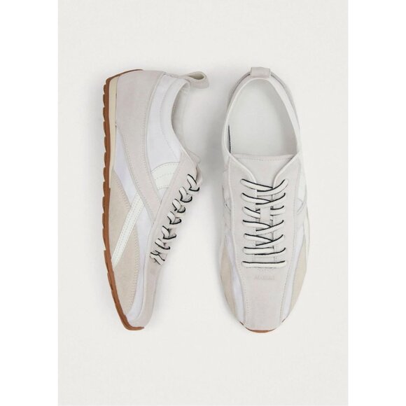 ALOHAS Tb. 304 Nylon All White Sneakers NEW $190 Sz 37 6.5 - Picture 1 of 7